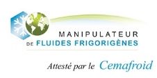 Logo Manipulateur de fluides frigorigènes