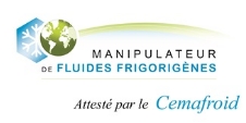 Logo Manipulateur de fluides frigorigènes